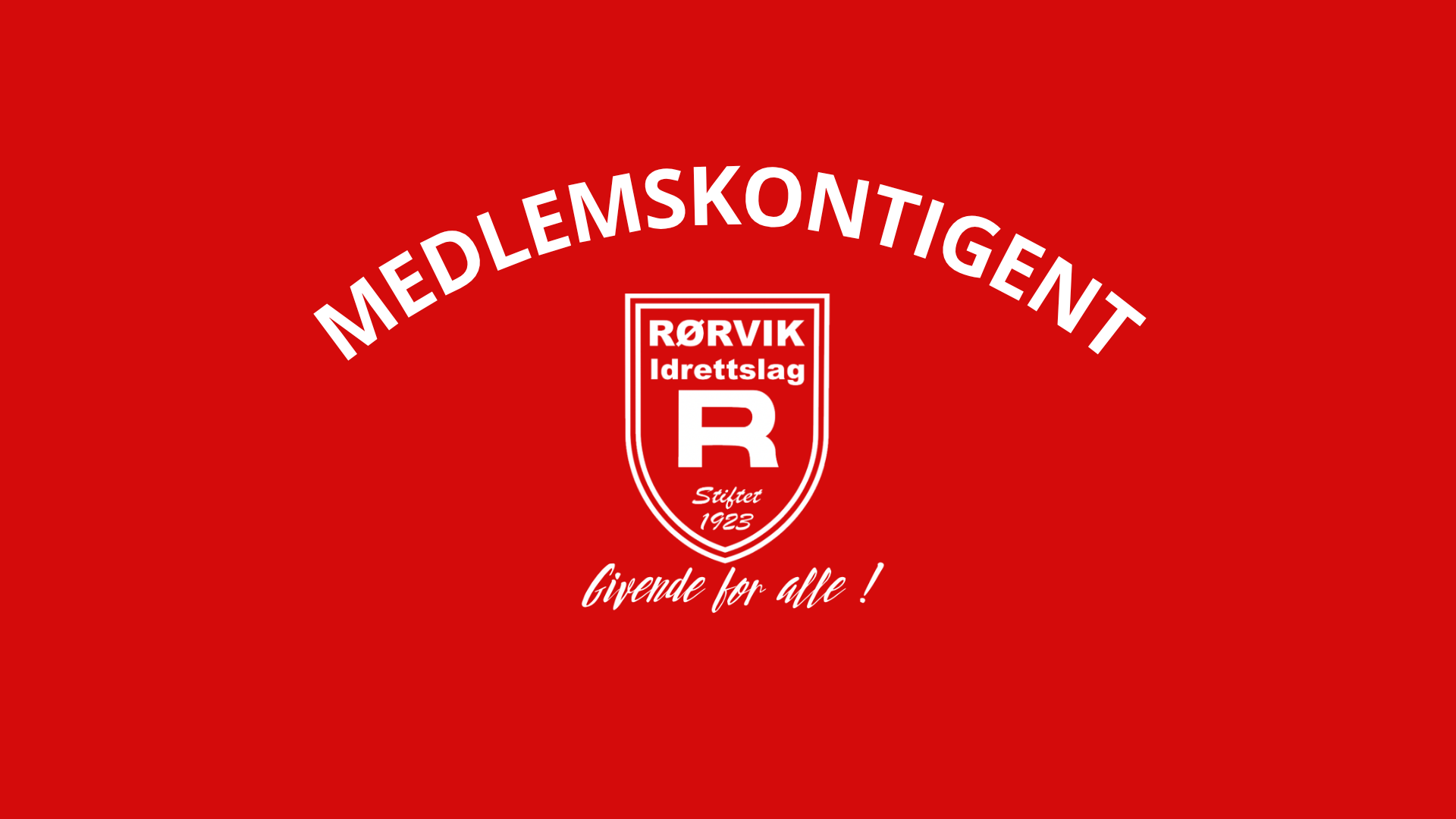 Bilde knyttet til MEDLEMSKONTIGENT
